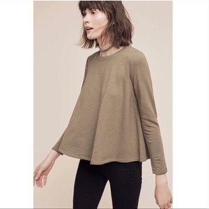 Anthropologie eri + ali green swing sweater  XS